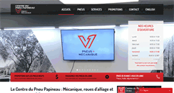 Desktop Screenshot of mecapneuspapineau.com